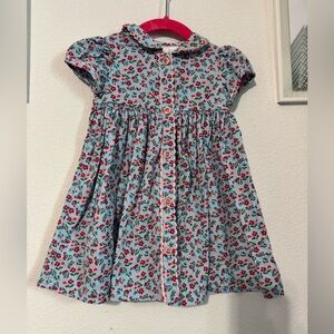 Floral Button Front Dress Rachel Riley Girls Size 12M
